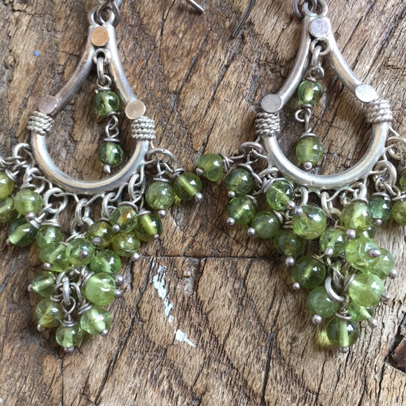 Tibetan Silver Earrings - Picture 2 of 3